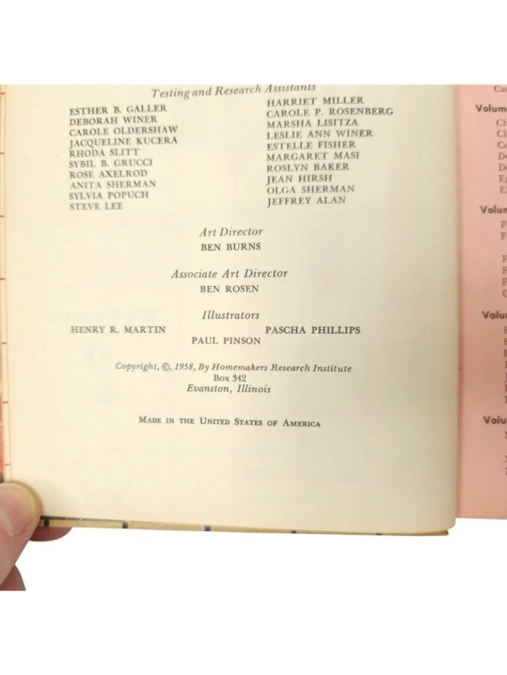 Mary Margaret McBride Encyclopedia of Cooking Volume 2 Vintage 1958 Cookbook HC